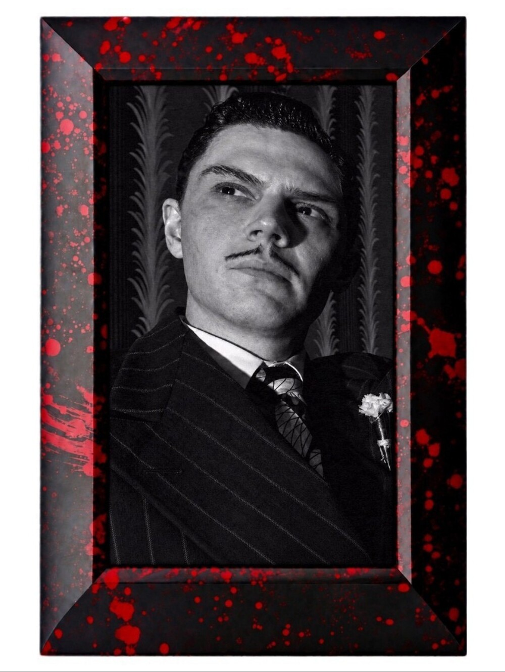 tate langdon american horror H H homes Horror Story Ahs Goth Gothic Framed Art